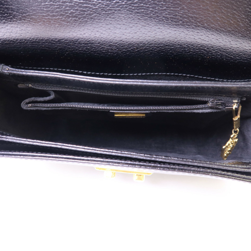 GUCCI 牛皮皮革Shoulder Bag金扣肩背袋-5