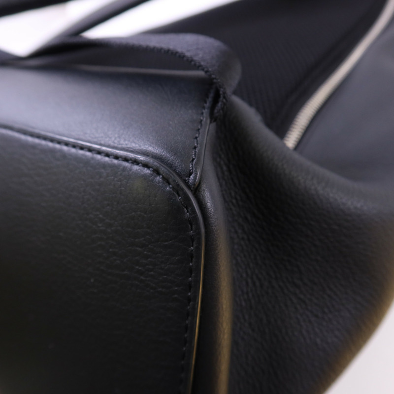 LOEWE 牛皮皮革Convertible Backpack銀扣背包-13