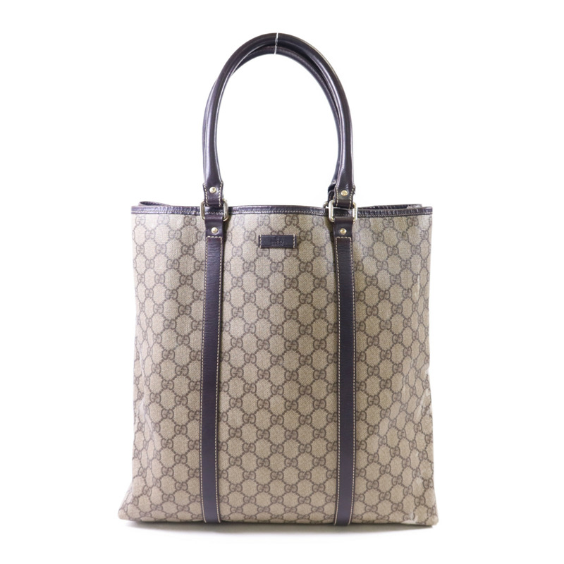 GUCCI 塗層帆布Tote Bag金扣手挽袋-0