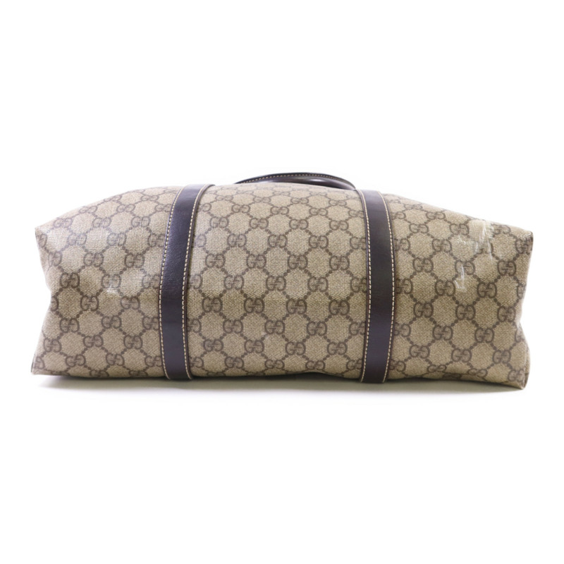GUCCI 塗層帆布Tote Bag金扣手挽袋-3