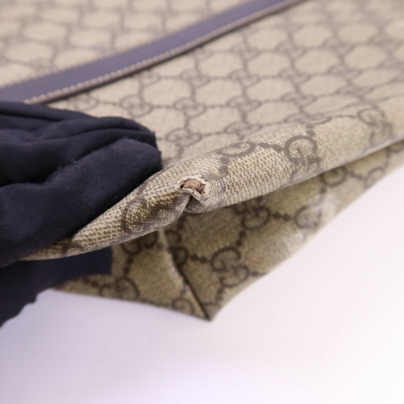 GUCCI 塗層帆布Tote Bag金扣手挽袋-12
