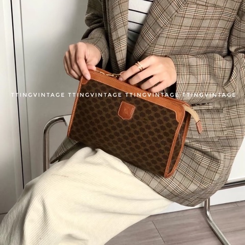 Celine 凱旋門信封包 斜挎包/ 單肩包