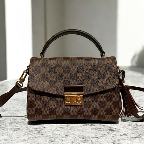 莉亞精品♡LV 棋盤格流蘇包 近新閒置