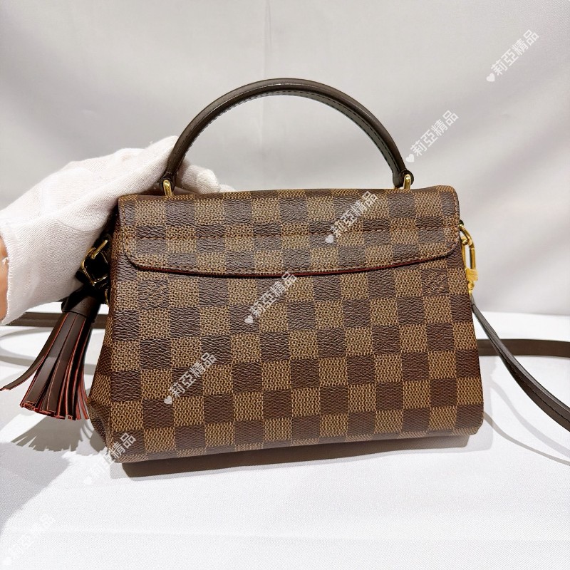 莉亞精品♡LV 棋盤格流蘇包 近新閒置-2