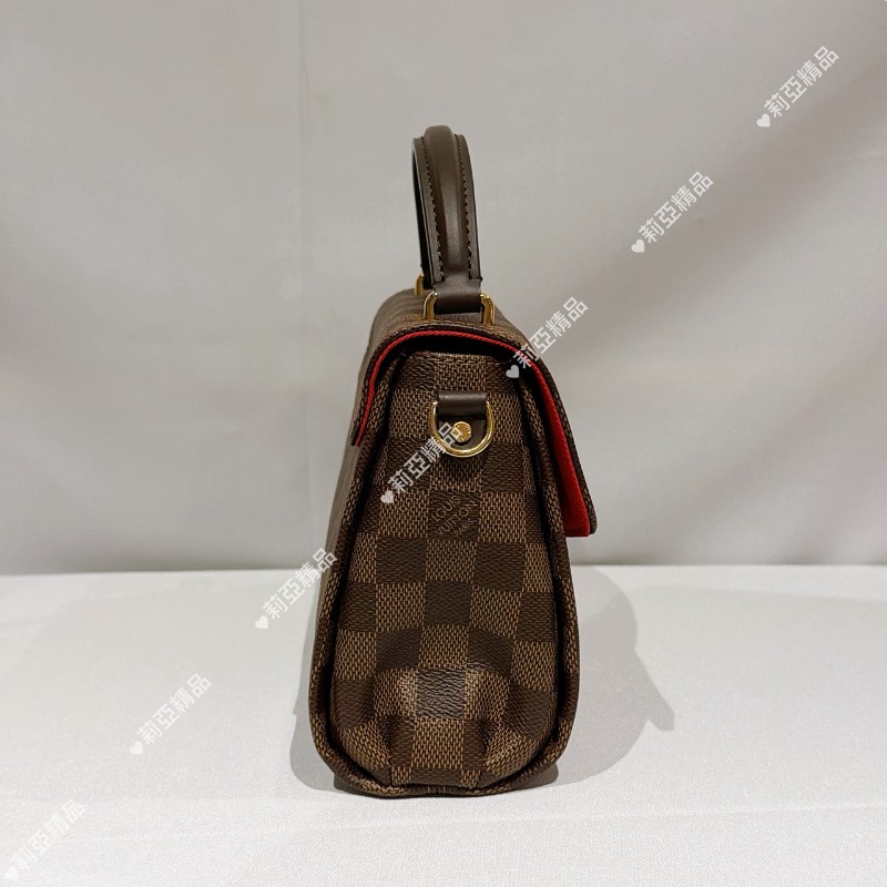 莉亞精品♡LV 棋盤格流蘇包 近新閒置-4