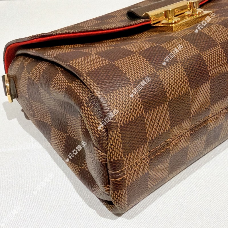 莉亞精品♡LV 棋盤格流蘇包 近新閒置-6