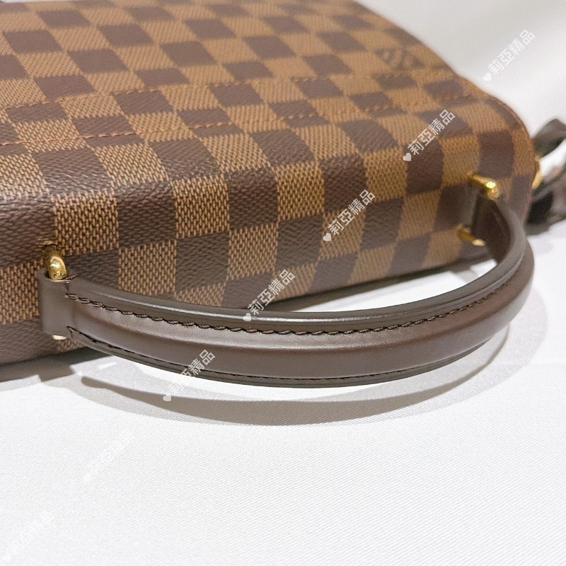 莉亞精品♡LV 棋盤格流蘇包 近新閒置-11