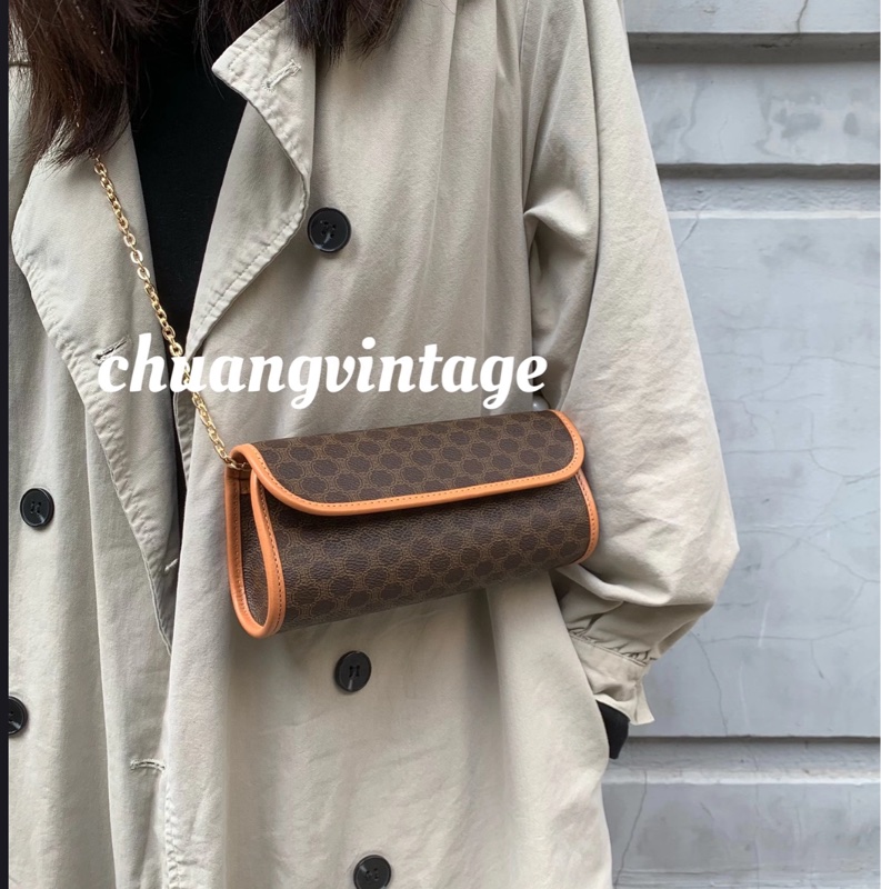 Celjne 全新保存品 凱旋門老花包 有盒-1