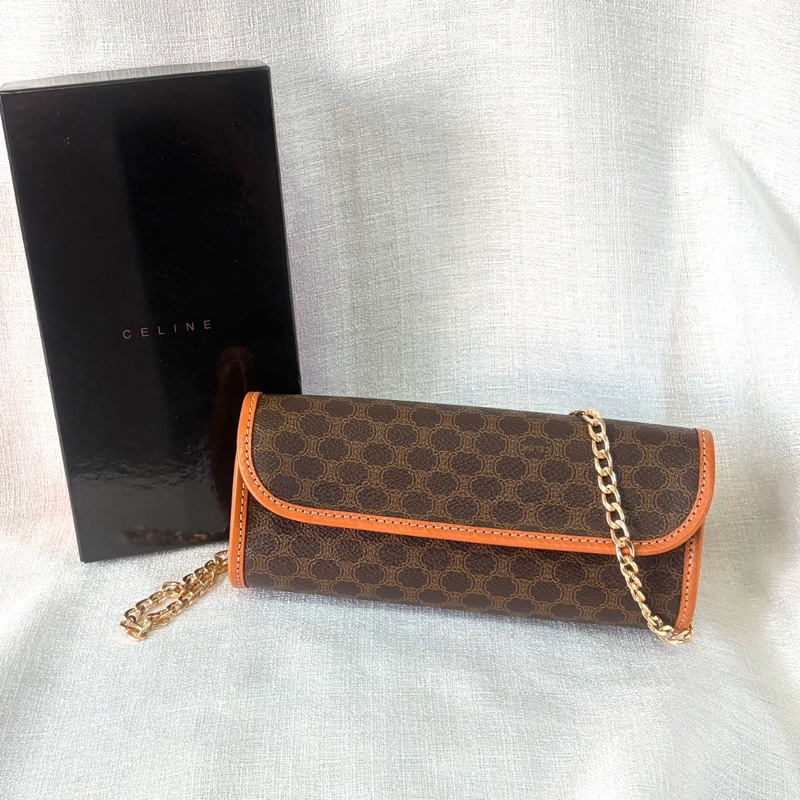 Celjne 全新保存品 凱旋門老花包 有盒-2