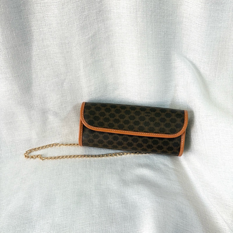 Celjne 全新保存品 凱旋門老花包 有盒-4