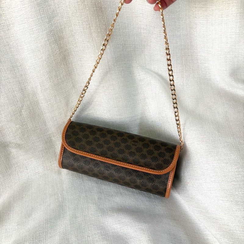 Celjne 全新保存品 凱旋門老花包 有盒-5