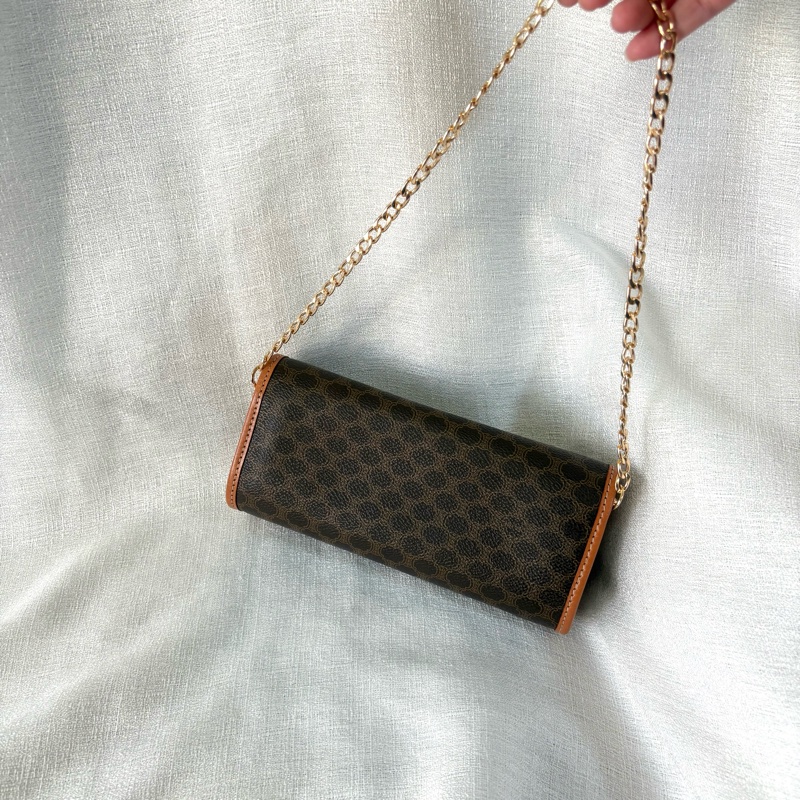 Celjne 全新保存品 凱旋門老花包 有盒-6