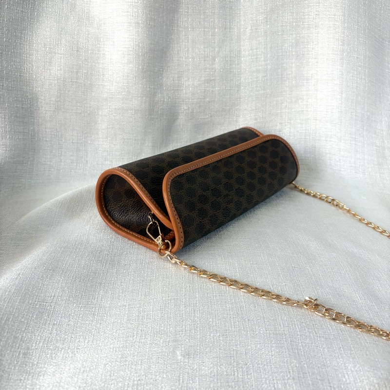 Celjne 全新保存品 凱旋門老花包 有盒-9