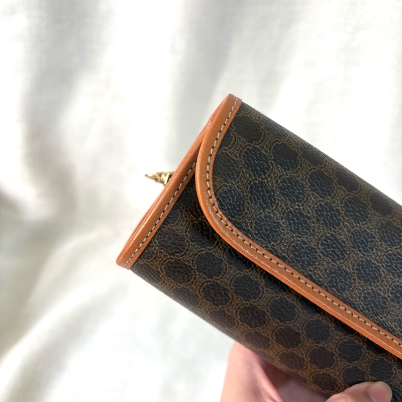 Celjne 全新保存品 凱旋門老花包 有盒-11