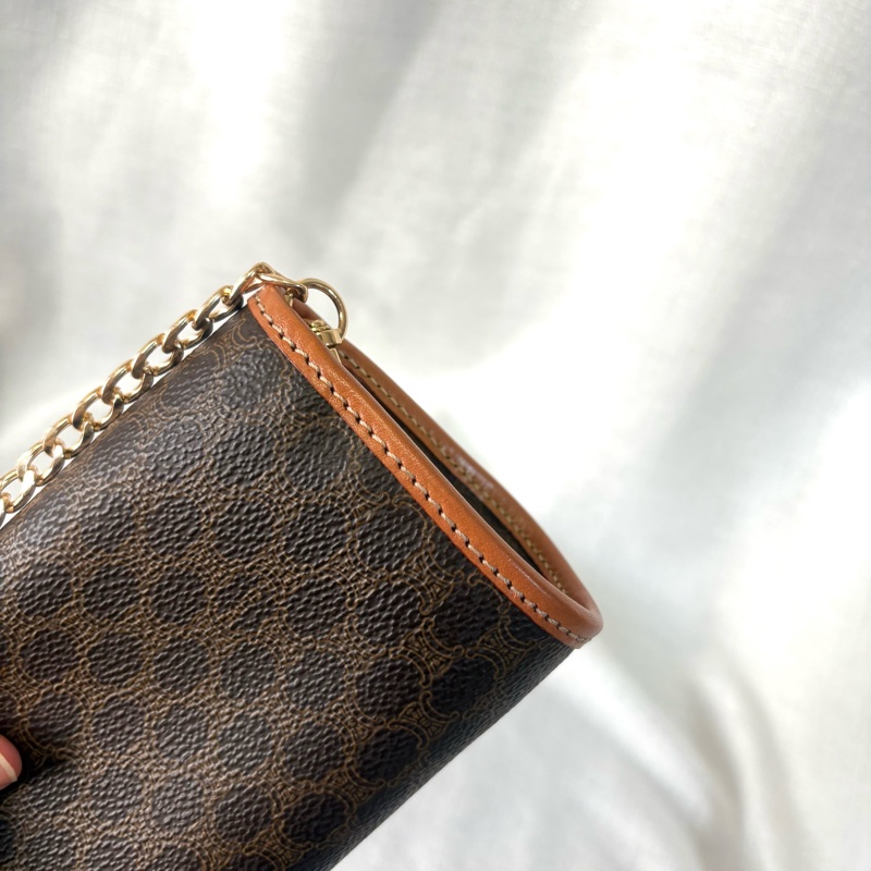 Celjne 全新保存品 凱旋門老花包 有盒-16