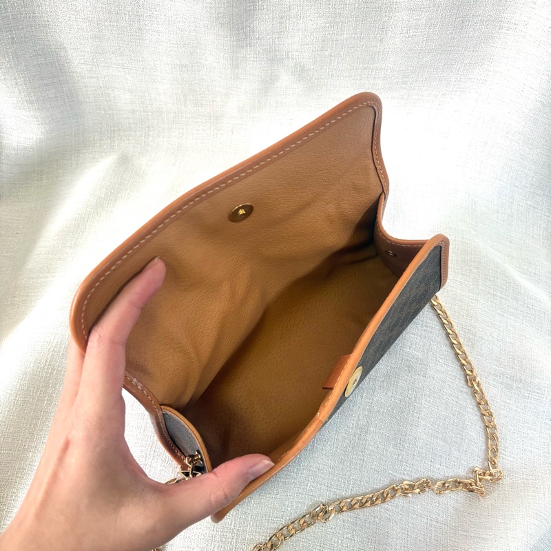 Celjne 全新保存品 凱旋門老花包 有盒-19