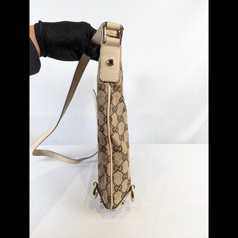 莉亞精品♡Gucci D型釦斜背包 二手美品-5
