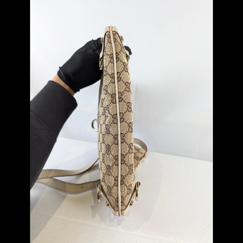 莉亞精品♡Gucci D型釦斜背包 二手美品-6