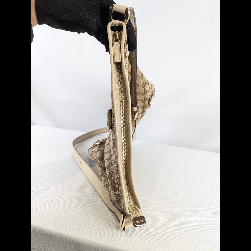 莉亞精品♡Gucci D型釦斜背包 二手美品-9