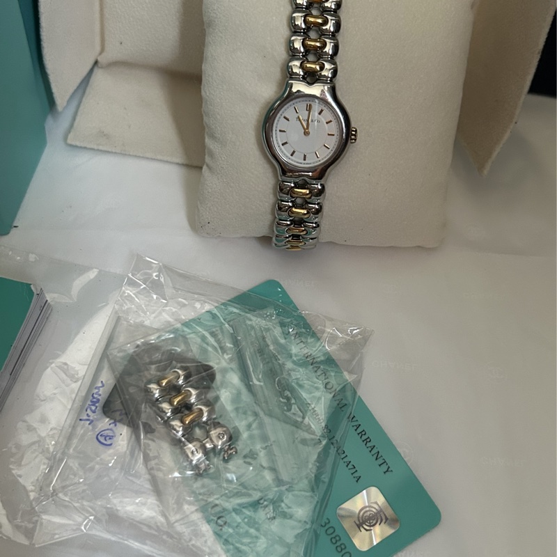Tiffany（精鋼+18 K金）女士腕表 👩🏻‍🦰美品、全配；26年剛換電池，走針正常！✨✨✨-2