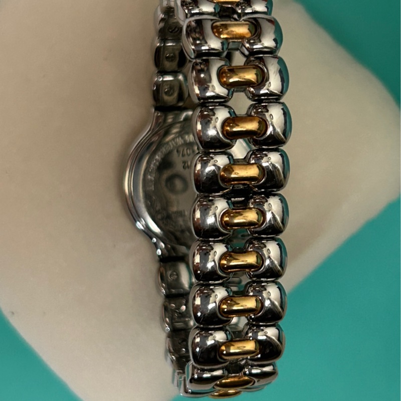 Tiffany（精鋼+18 K金）女士腕表 👩🏻‍🦰美品、全配；26年剛換電池，走針正常！✨✨✨-4