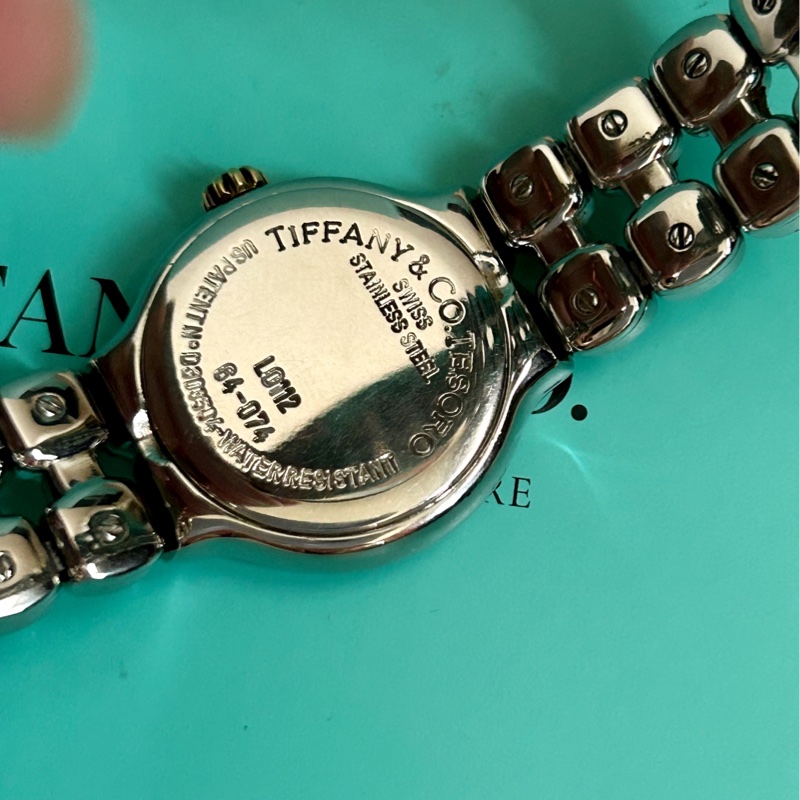 Tiffany（精鋼+18 K金）女士腕表 👩🏻‍🦰美品、全配；26年剛換電池，走針正常！✨✨✨-11