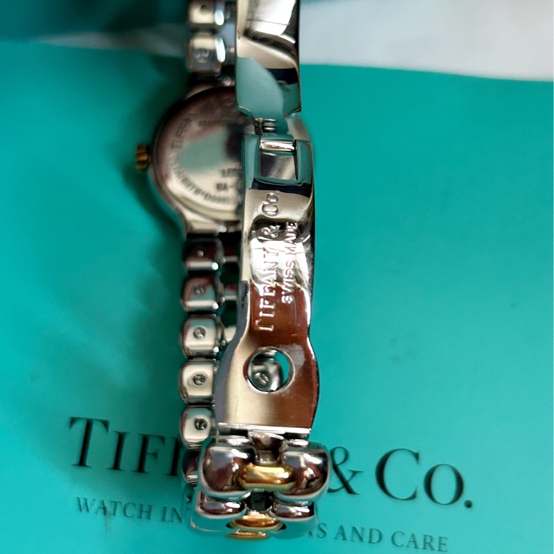 Tiffany（精鋼+18 K金）女士腕表 👩🏻‍🦰美品、全配；26年剛換電池，走針正常！✨✨✨-12