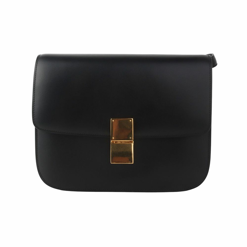 【包稅】CELINE 經典款中號金色盒子包 164173DLS 35821Y-0