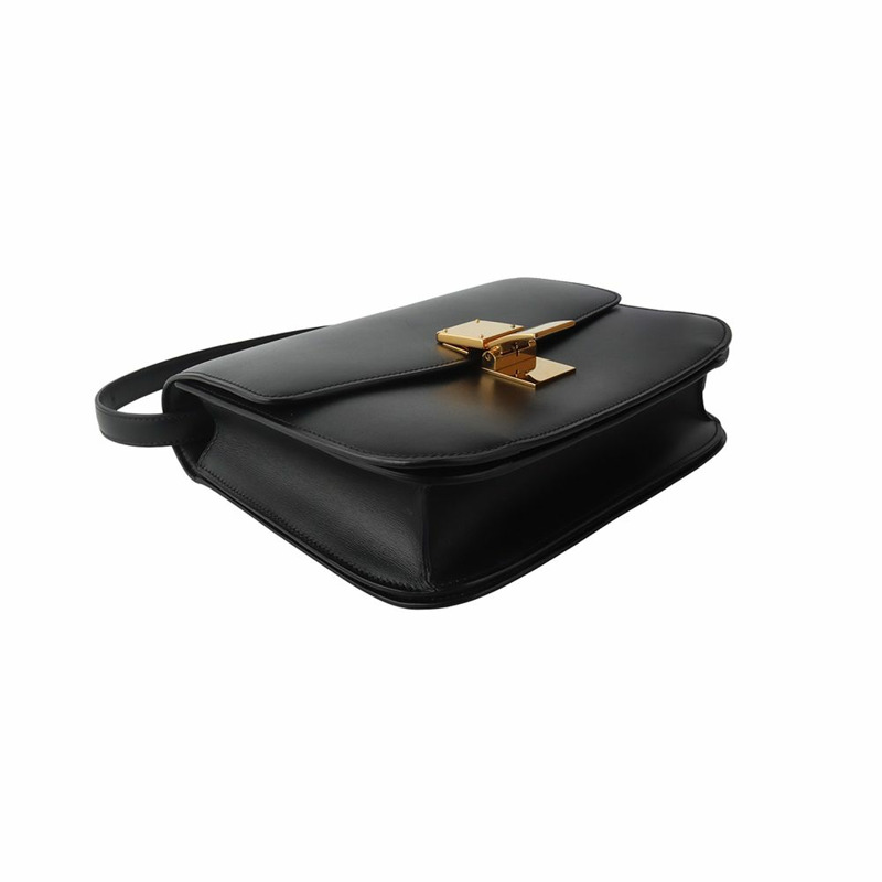 【包稅】CELINE 經典款中號金色盒子包 164173DLS 35821Y-4