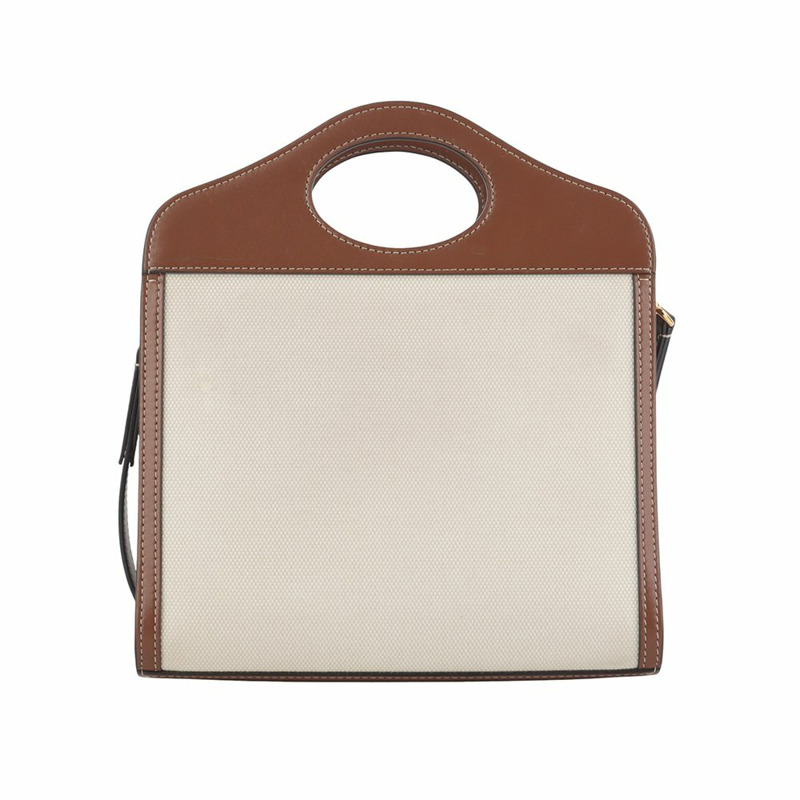 【包稅】BURBERRY 迷你雙色口袋斜背包 35828Y-2