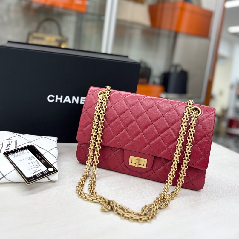 Chanel 紅金2.55 小號-0
