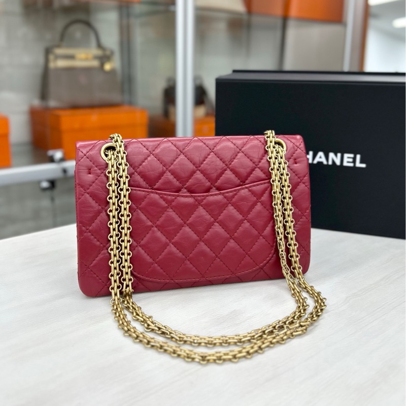 Chanel 紅金2.55 小號-2