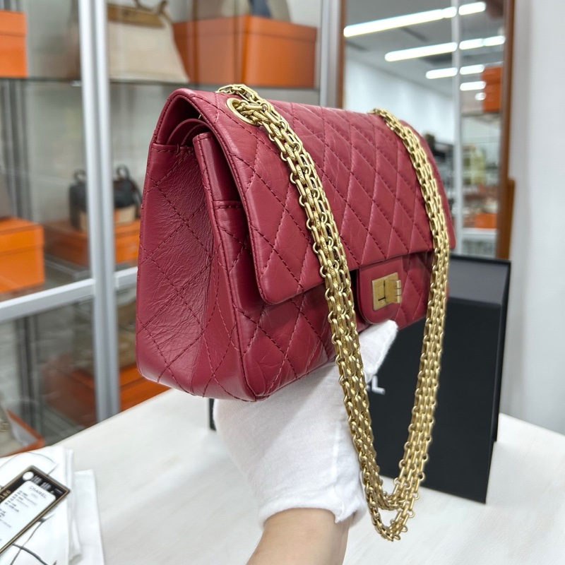 Chanel 紅金2.55 小號-3