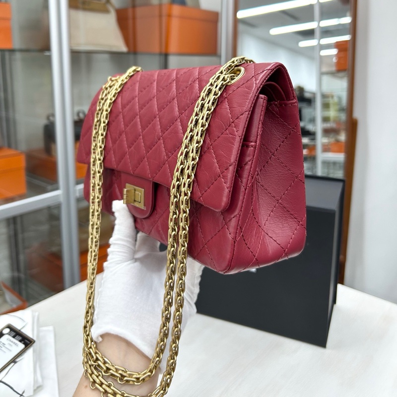 Chanel 紅金2.55 小號-4