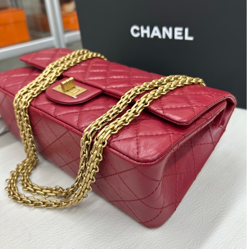 Chanel 紅金2.55 小號-6