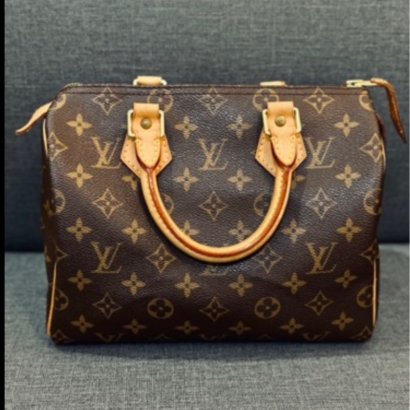LV老花 speedy25 萬年經典保值款，專櫃常年斷貨 超級火爆-7