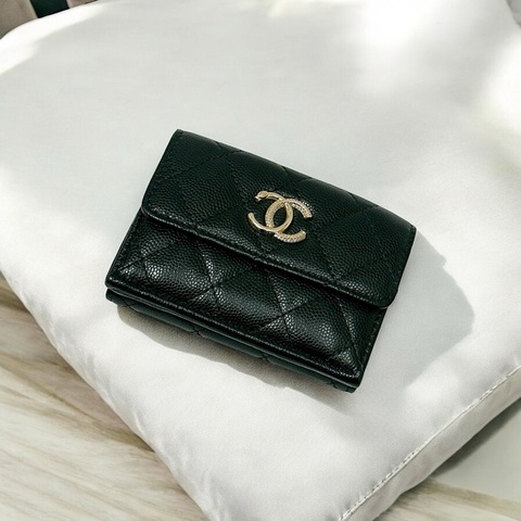 莉亞精品♡Chanel AP4901 三折短夾 二手