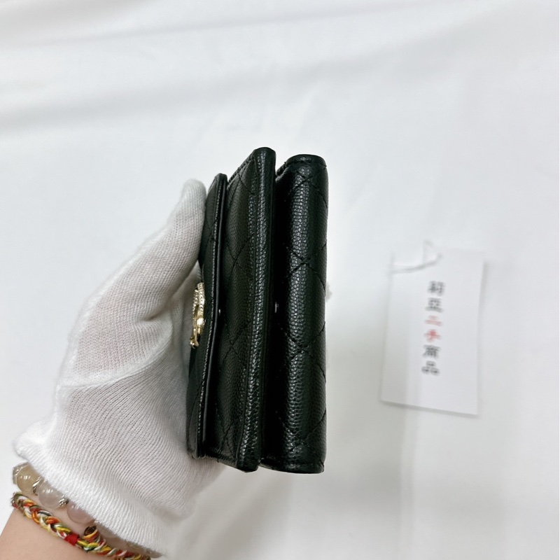 莉亞精品♡Chanel AP4901 三折短夾 二手-5