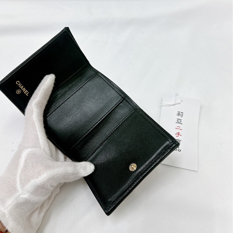 莉亞精品♡Chanel AP4901 三折短夾 二手-8