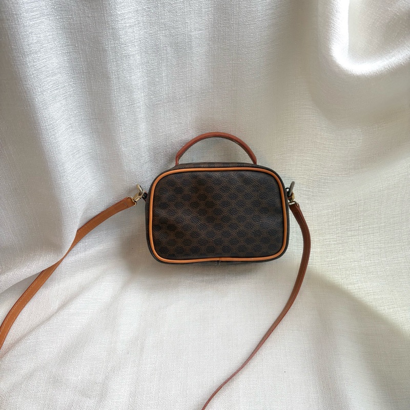 Celine 中古凱旋門手提相機包 Macadam Vintage handle camera bag 斜挎包-6