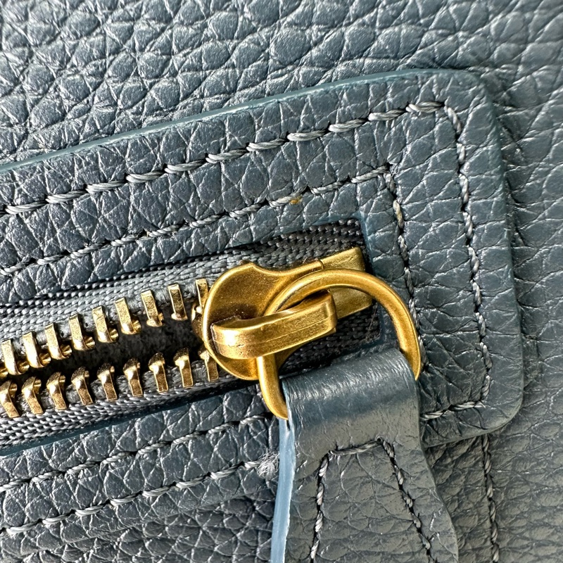 CELINE 深藍色笑臉包 Nano Size 單肩斜肩手提包-7