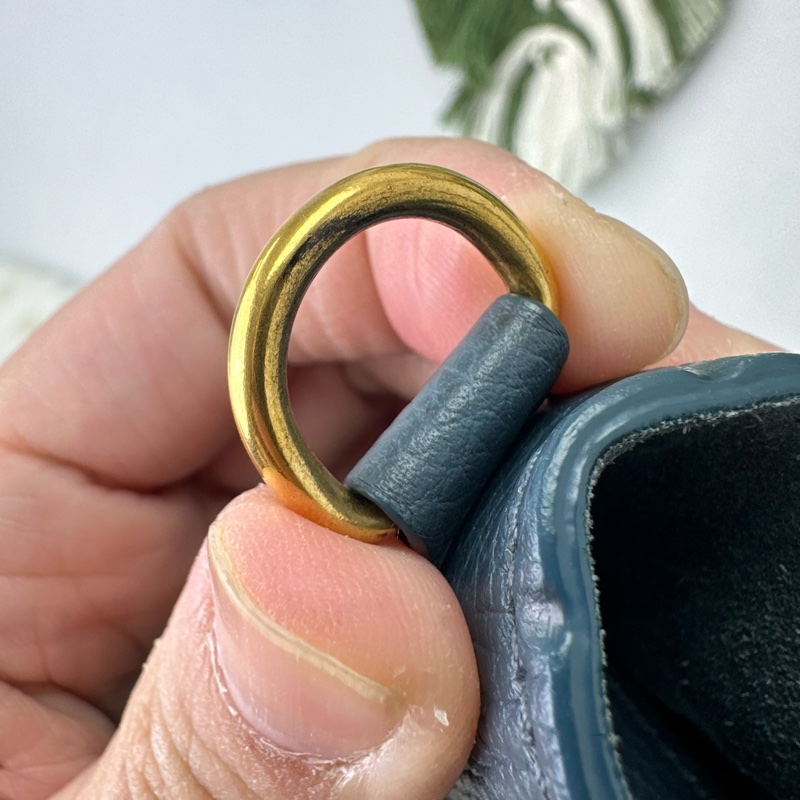 CELINE 深藍色笑臉包 Nano Size 單肩斜肩手提包-8