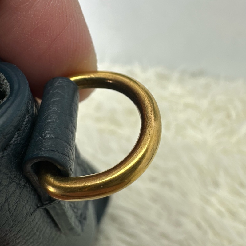 CELINE 深藍色笑臉包 Nano Size 單肩斜肩手提包-9