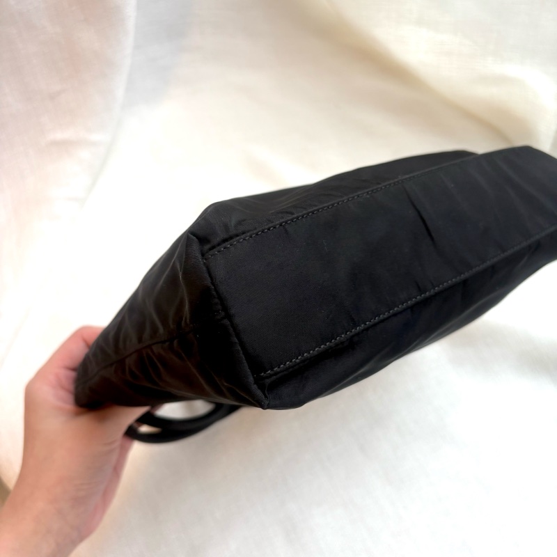 Prada 經典黑色尼龍托特包 Nylon tote bag 單肩包 手提包 23cm-5