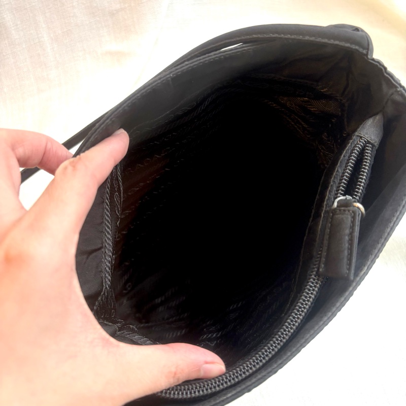 Prada 經典黑色尼龍托特包 Nylon tote bag 單肩包 手提包 23cm-13