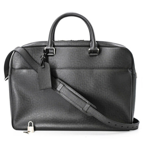 路易威登 Taiga Overnight 單肩包，男士，黑色/灰色，M32721