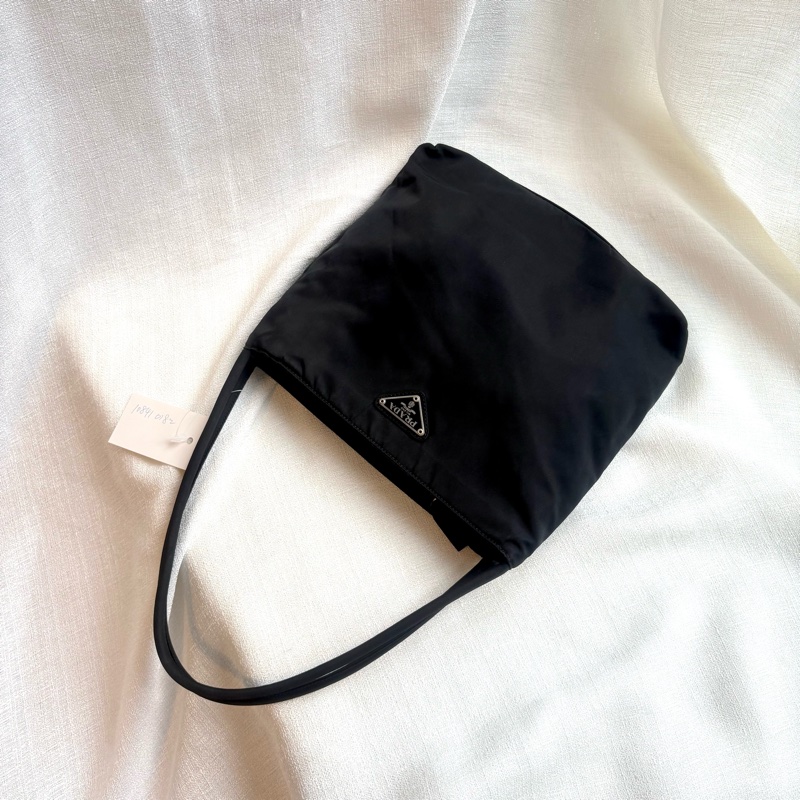 Prada 經典黑色尼龍托特包 Nylon tote bag 單肩包 手提包 23cm-4