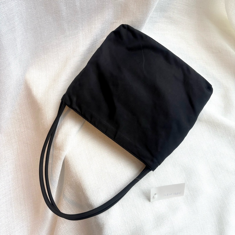 Prada 經典黑色尼龍托特包 Nylon tote bag 單肩包 手提包 23cm-7
