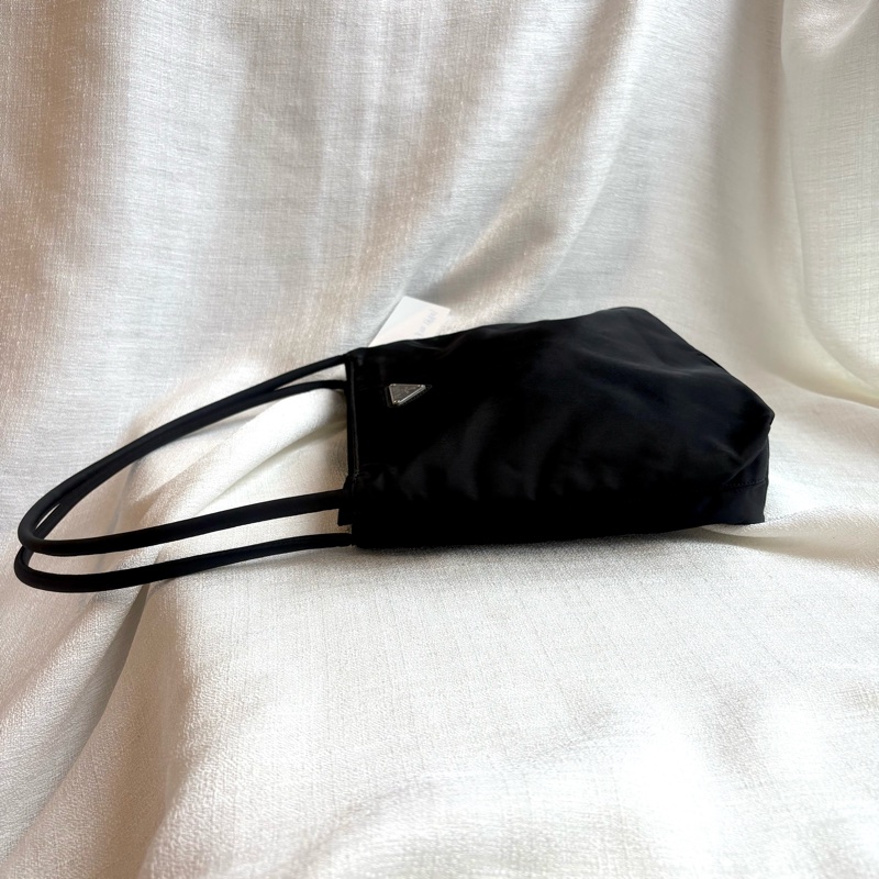 Prada 經典黑色尼龍托特包 Nylon tote bag 單肩包 手提包 23cm-8