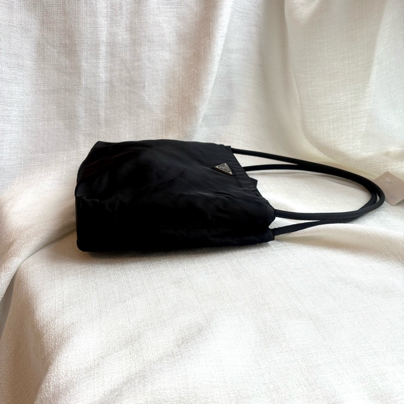 Prada 經典黑色尼龍托特包 Nylon tote bag 單肩包 手提包 23cm-9